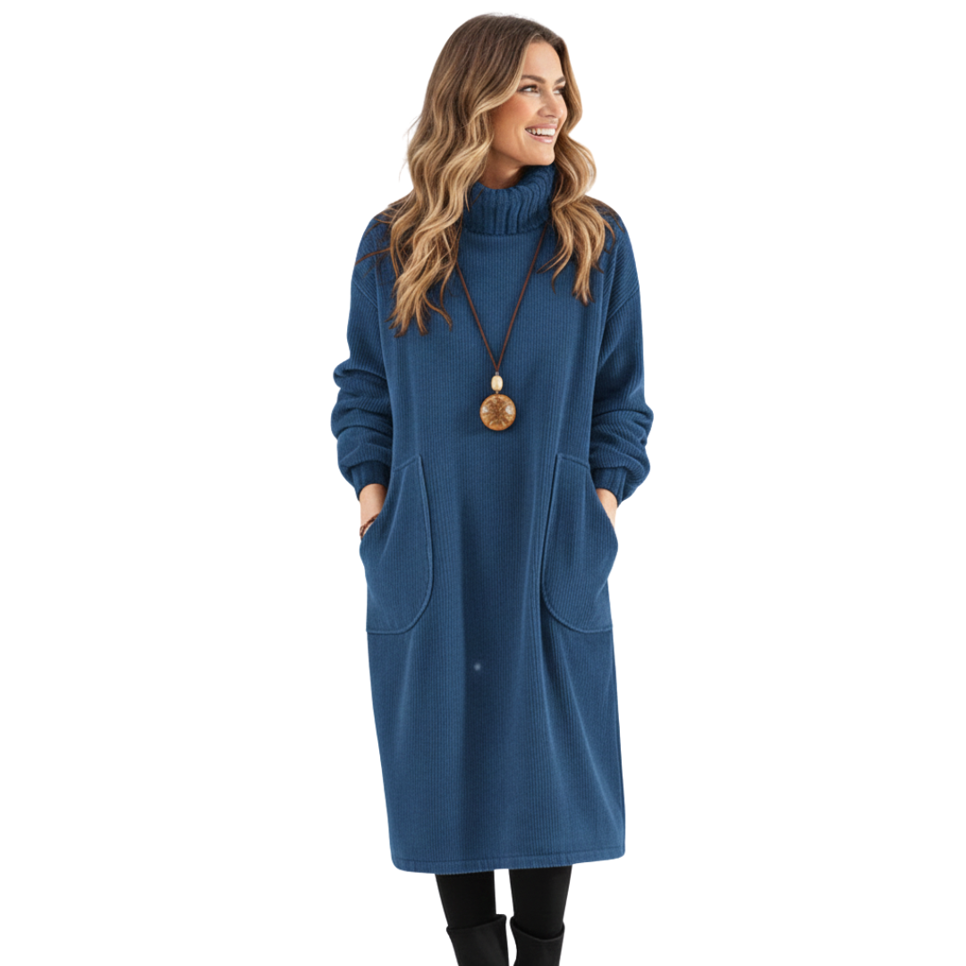 Campbell™ | Turtleneck Sweater Dress